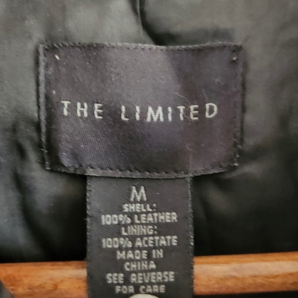 Vintage The Limited Leather Moto jacket | size medium - Picture 7 of 7